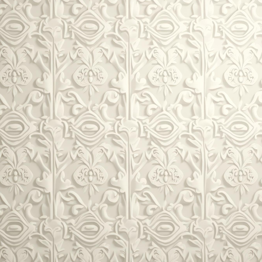 Raised Relief Wall Covering Repair About 1